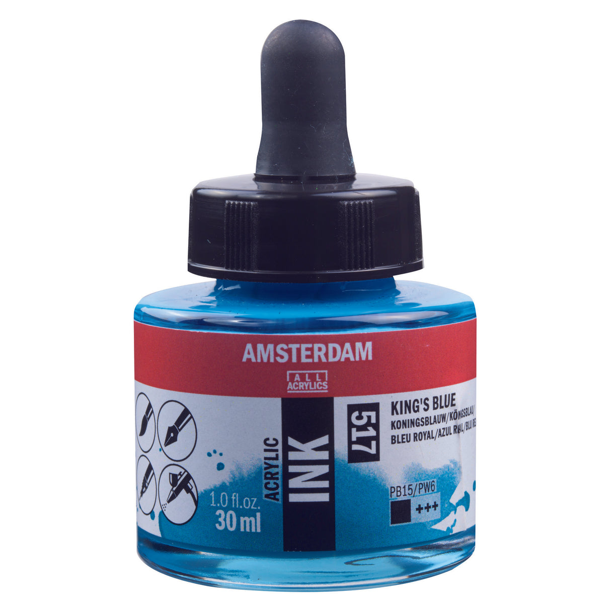 Amsterdam Acrylic Ink, 30ml, Kings Blue