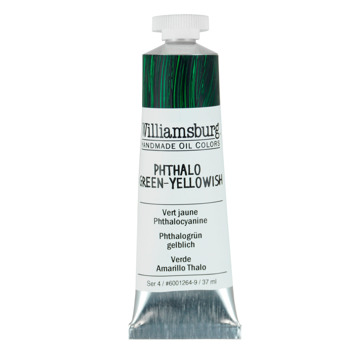 Williamsburg Artist Oil Color, 37ml Tube, Phthalo Green ,Yellowish