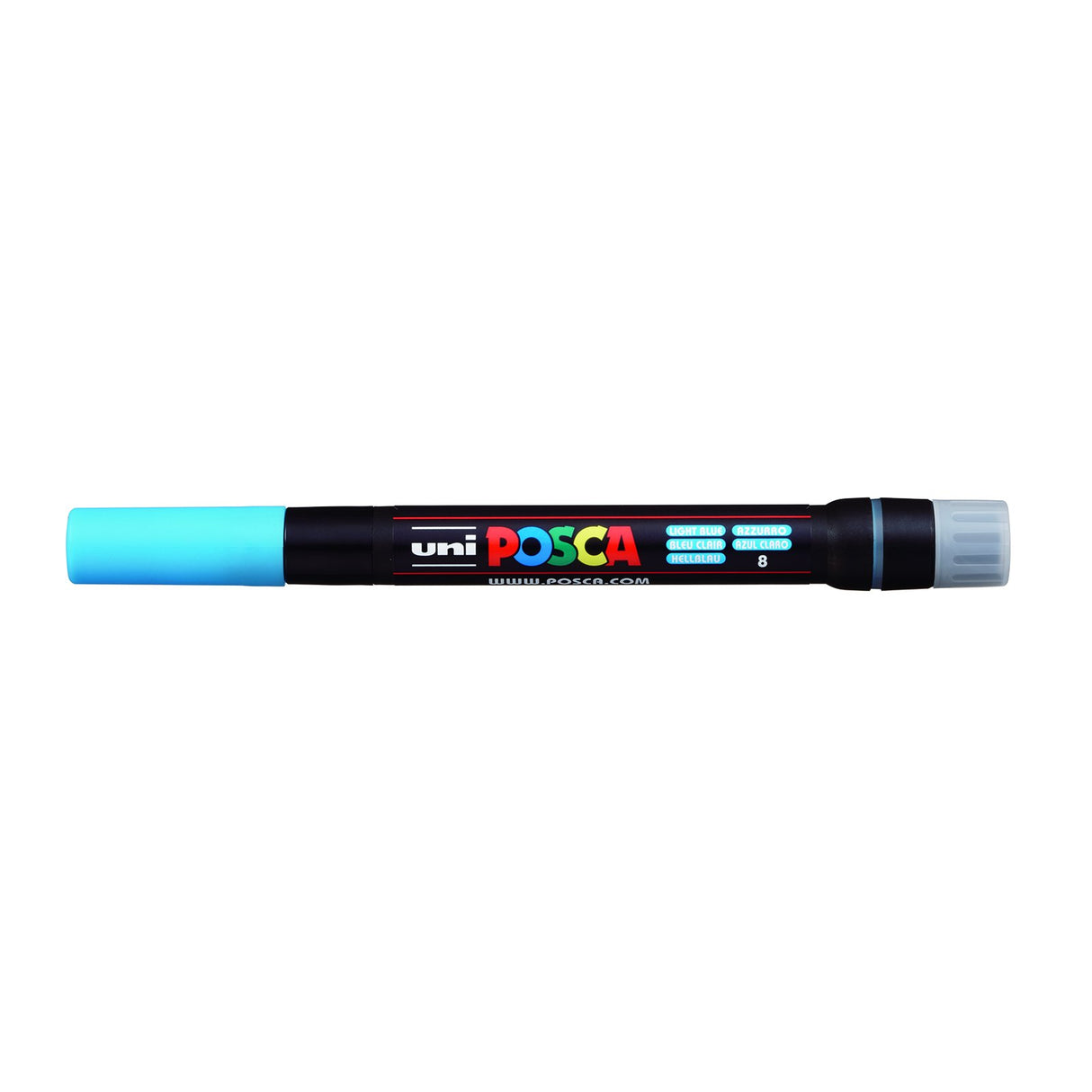 POSCA Paint Marker, PCF-350 Brush, Light Blue