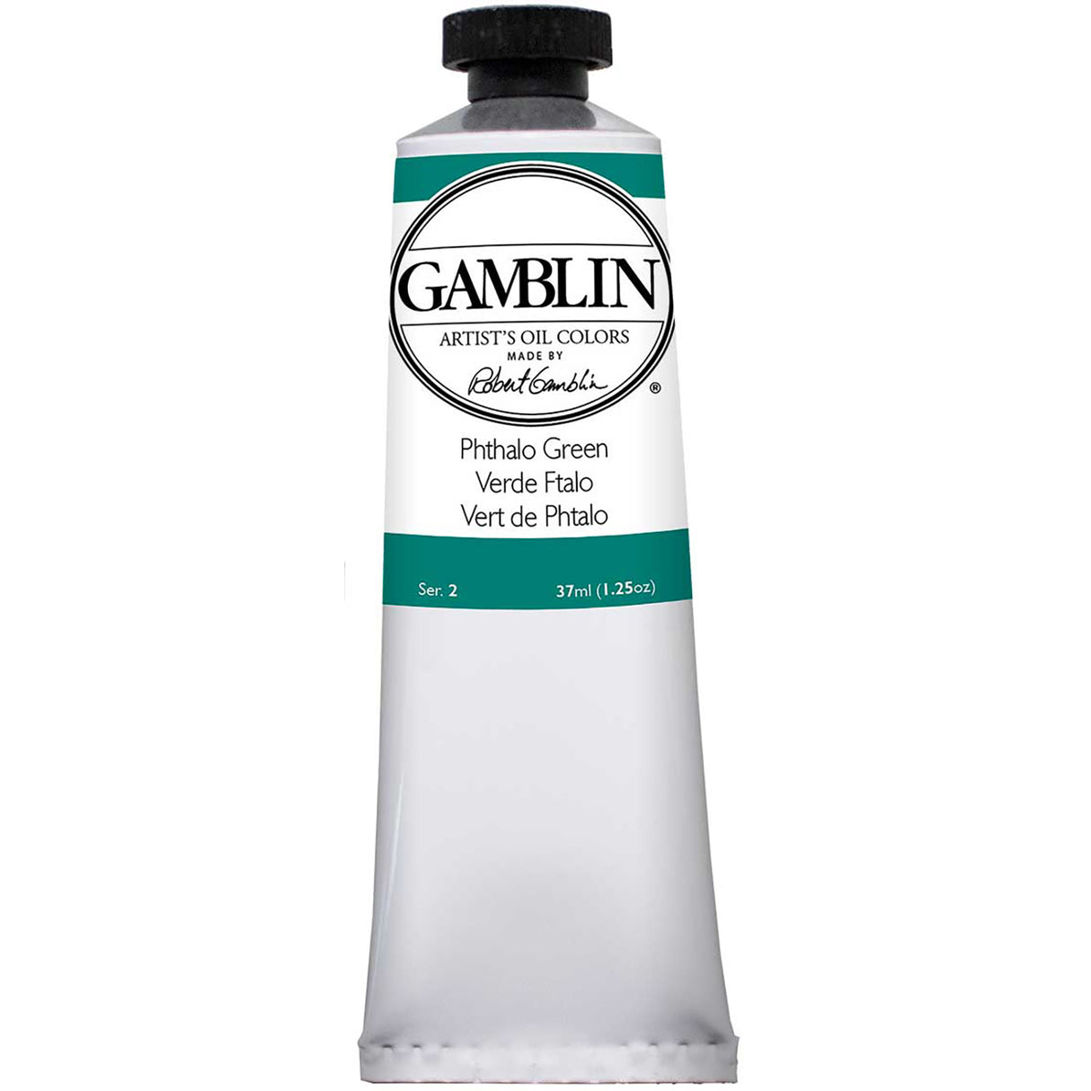 Gamblin Artist Grade Oil Color, 37ml, Phthalo Green