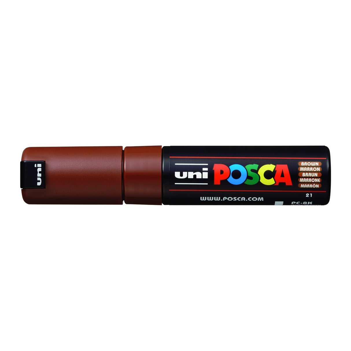 POSCA Paint Marker, PC-8K Broad Chisel, Brown