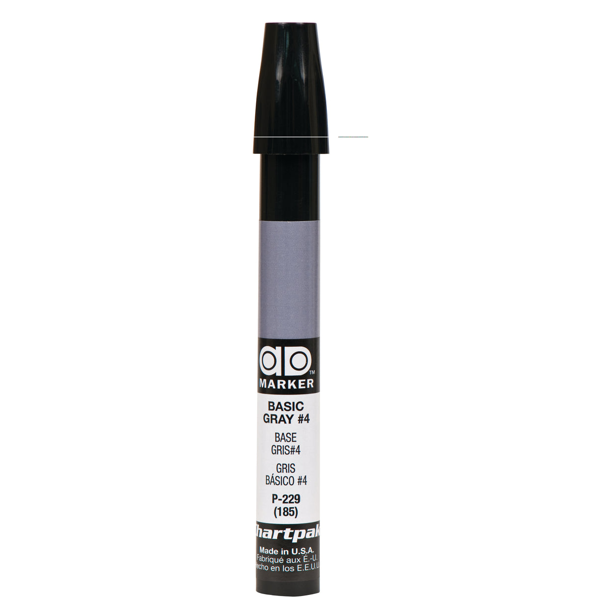 Chartpak Ad Marker, Basic Gray 4