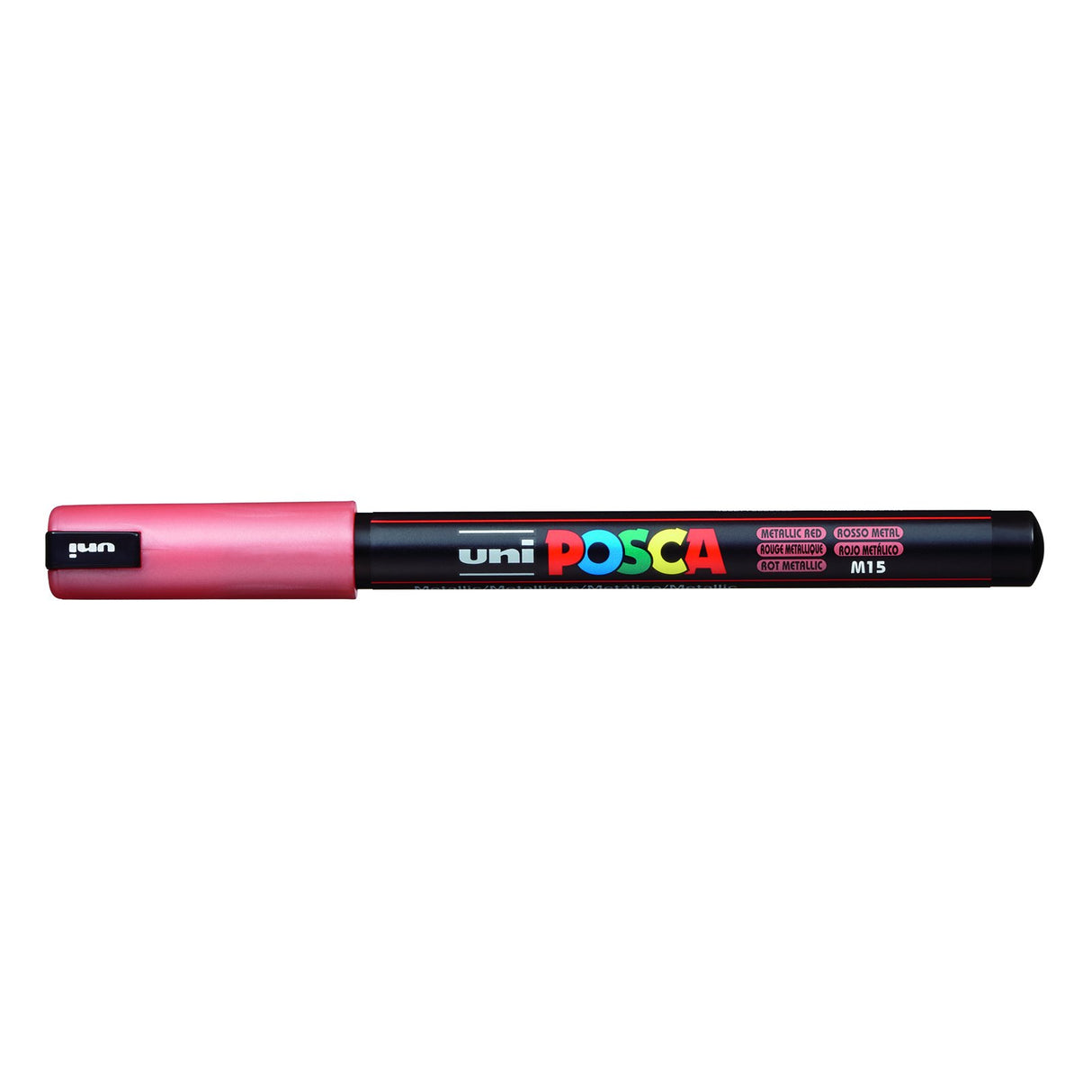POSCA Paint Pen, PC-1MR Ultra-Fine Tip, Metallic Red