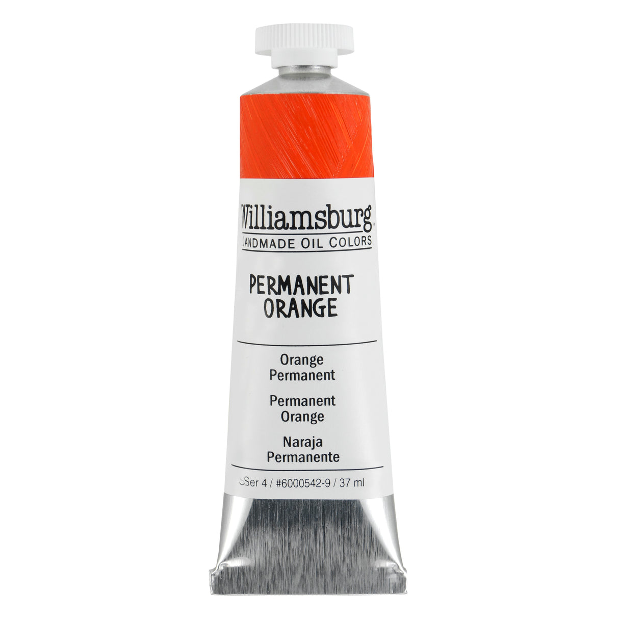 Williamsburg Artist Oil Color, 37ml Tube, Permanent Orange
