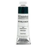 Williamsburg Artist Oil Color, 37ml Tube, Phthalo Green