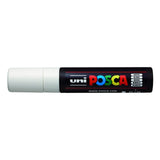 POSCA Paint Marker, PC-17K Extra Broad Rectangular Chisel, White