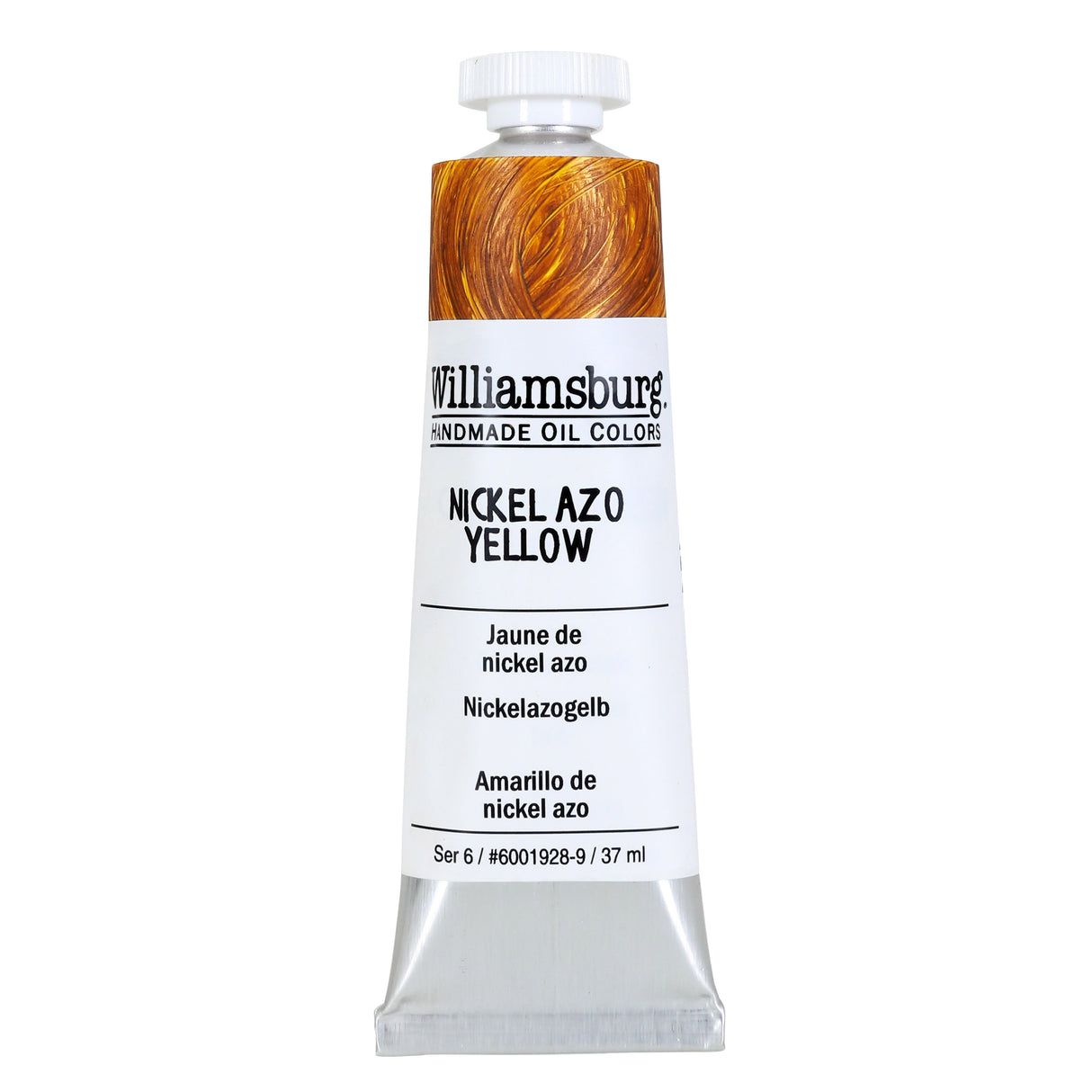 Williamsburg Artist Oil Color, 37ml Tube, Nickel Azo Yellow