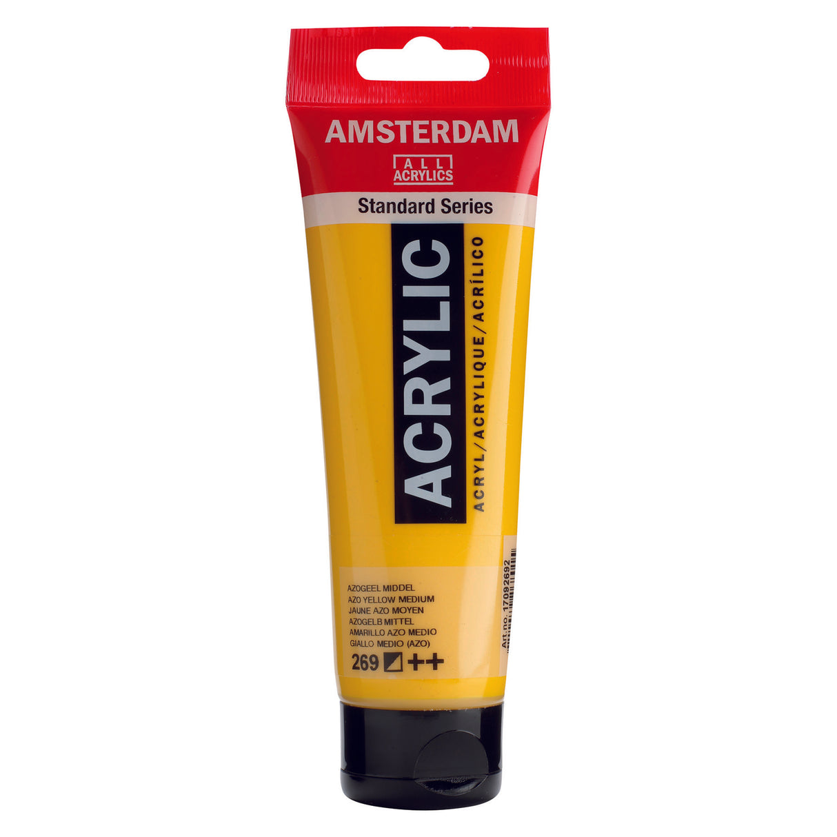 Amsterdam Standard Series Acrylic Paint, 120ml, Azo Yellow Medium