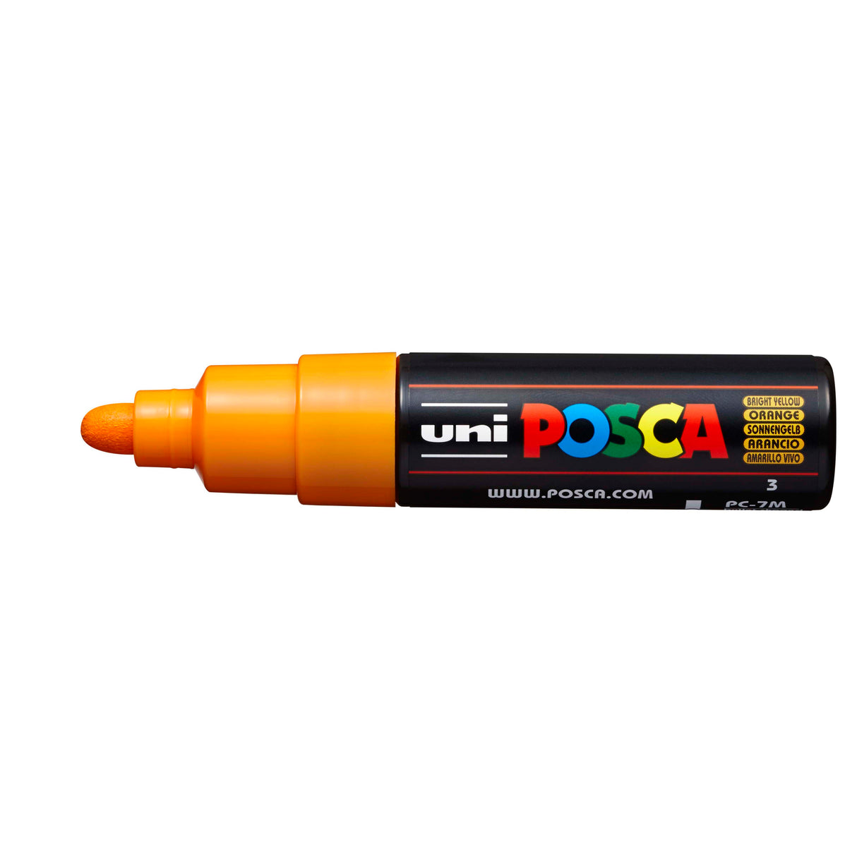 POSCA Paint Marker, PC-7M Broad Bullet, Bright Yellow