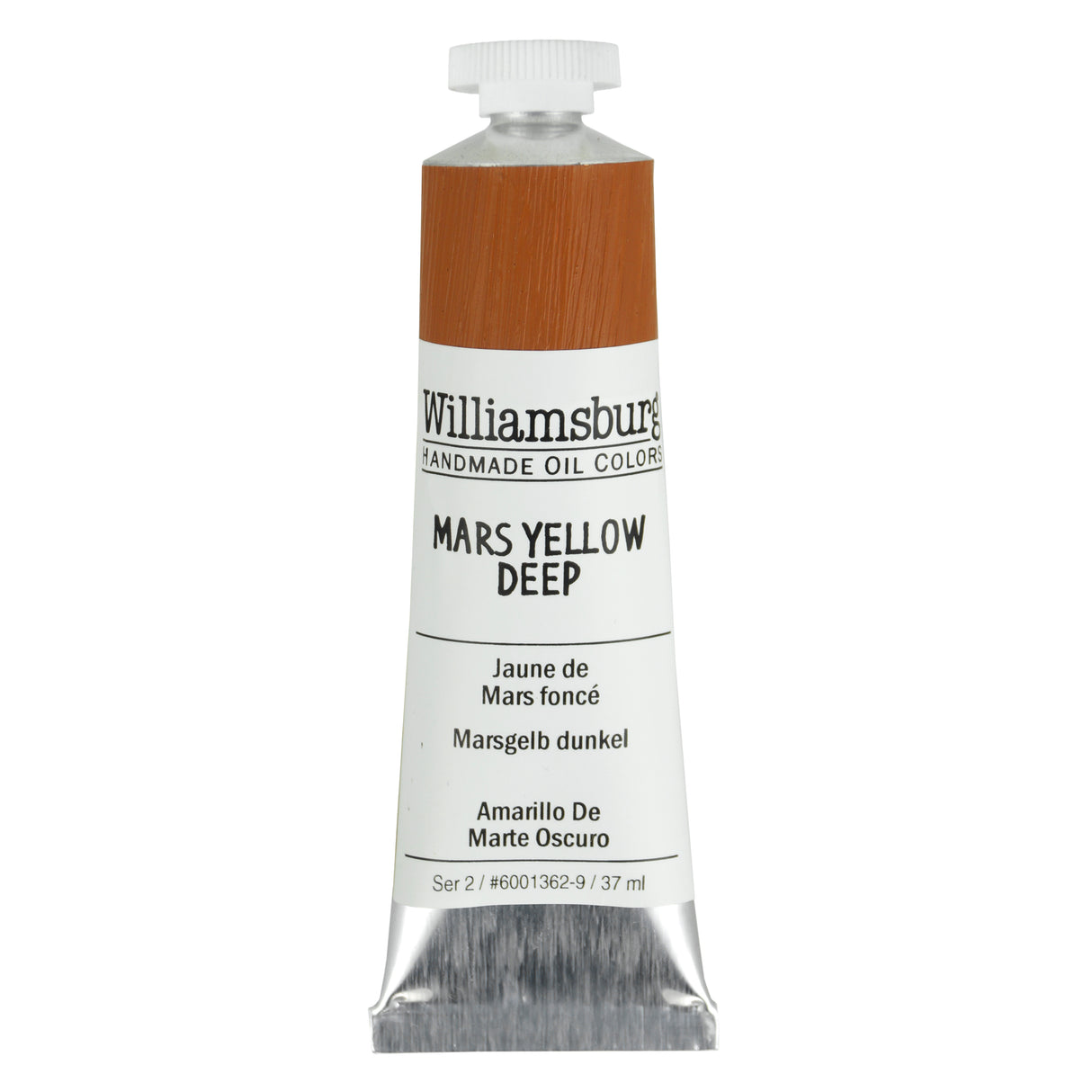 Williamsburg Artist Oil Color, 37ml Tube, Mars Yellow Deep