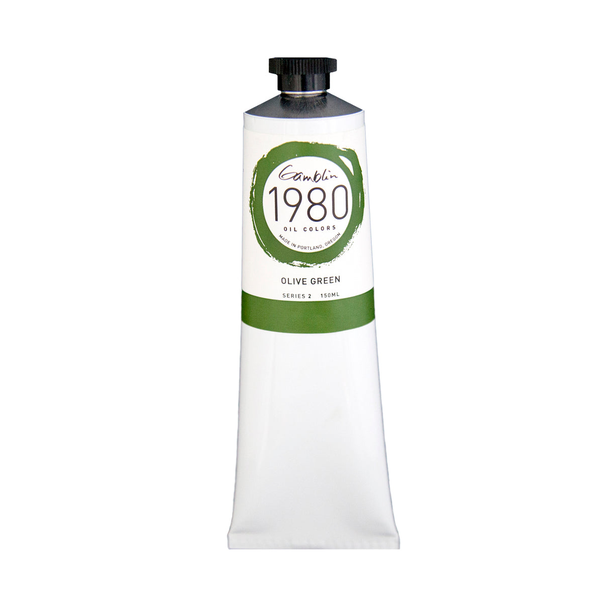 Gamblin 1980 Oil Color, 150ml, Olive Green