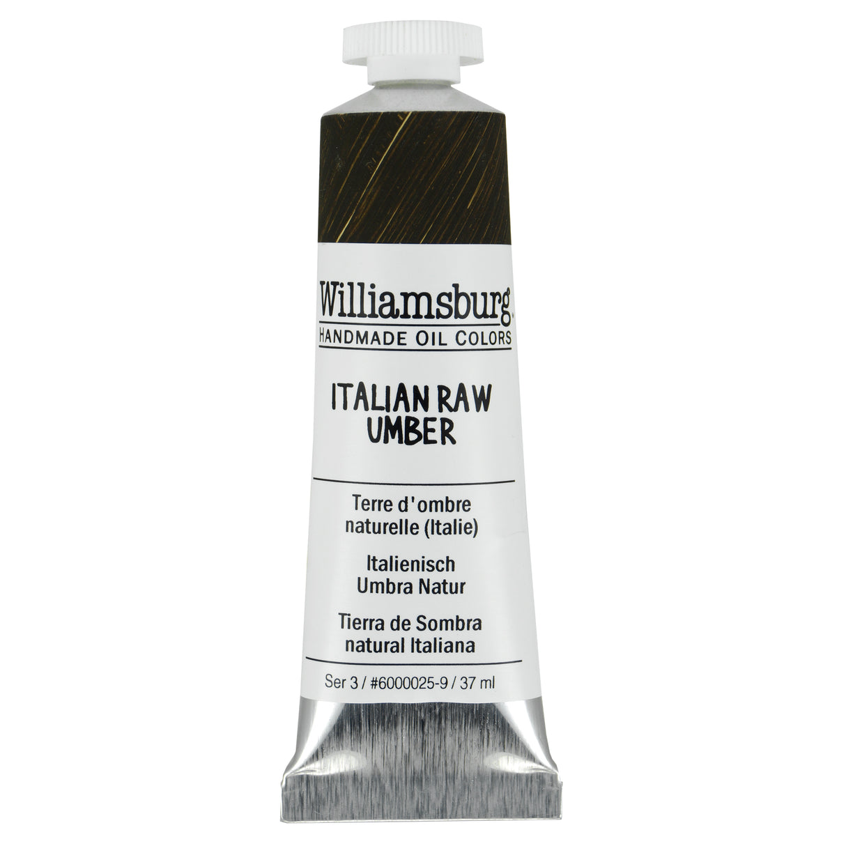 Williamsburg Artist Oil Color, 37ml Tube, Italian Raw Umber