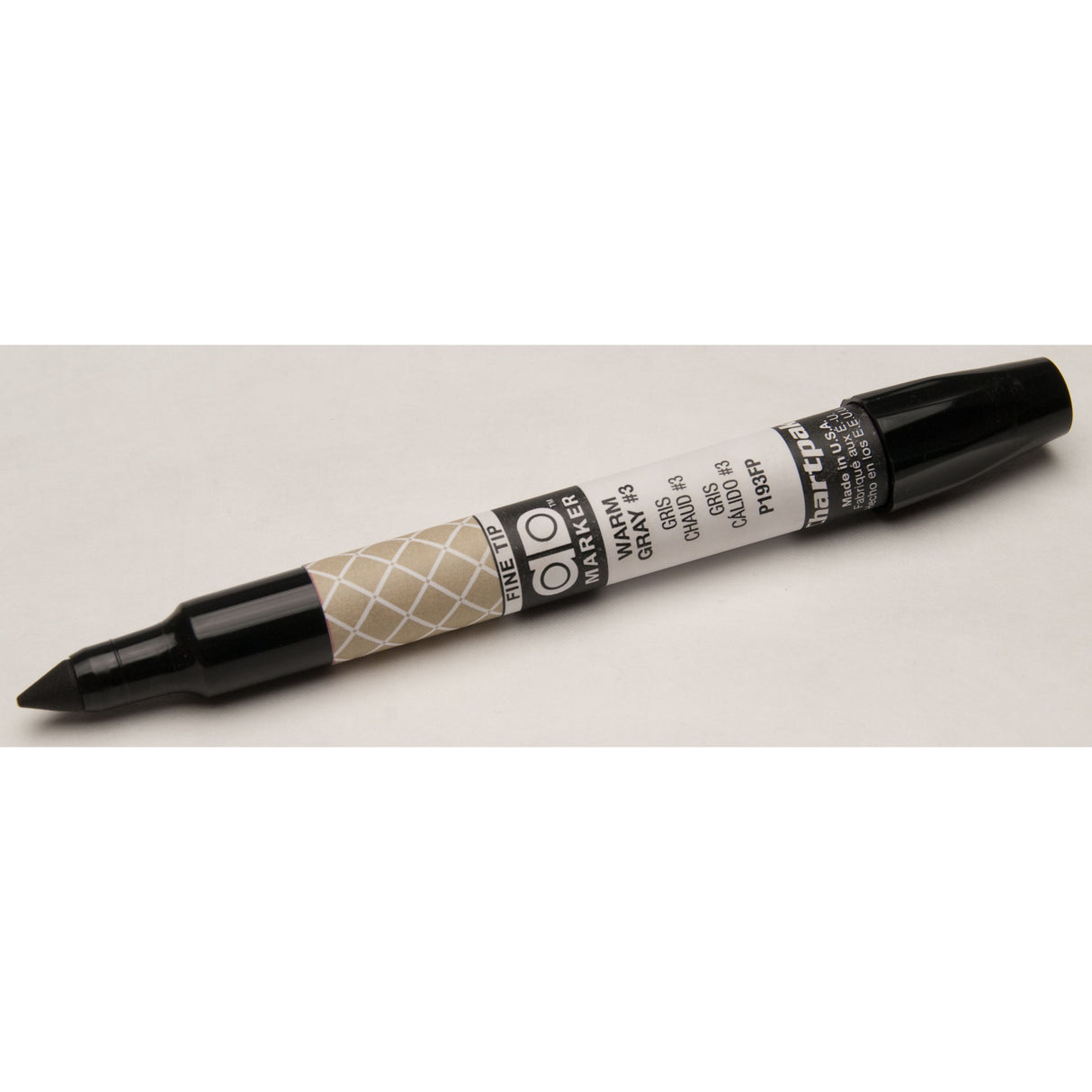 Chartpak Fine-Tip Ad Marker, Warm Gray 3