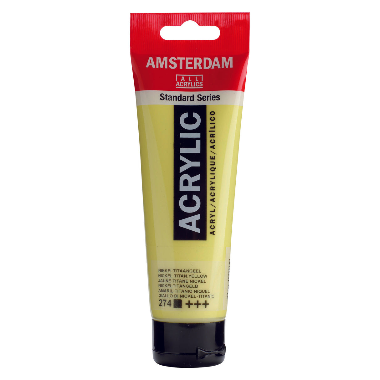 Amsterdam Standard Series Acrylic Paint, 120ml, Nickel Titanium Yellow