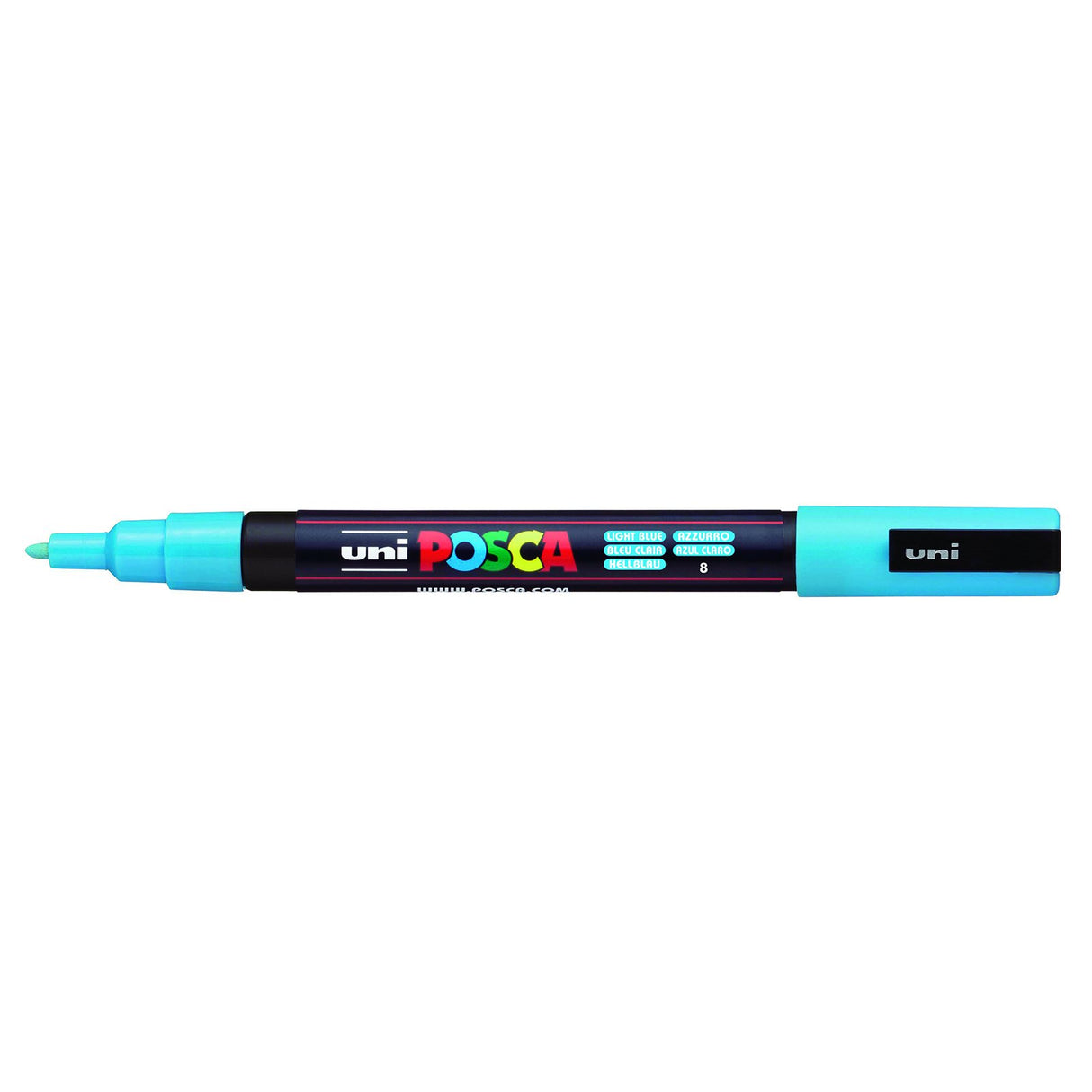 POSCA Paint Marker, PC-3M Fine Bullet, Light Blue