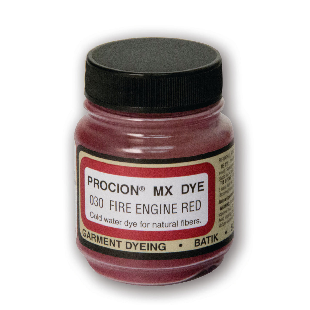 Jacquard Procion MX Fiber Reactive Dye, Fire Engine Red – PV Arts & Crafts