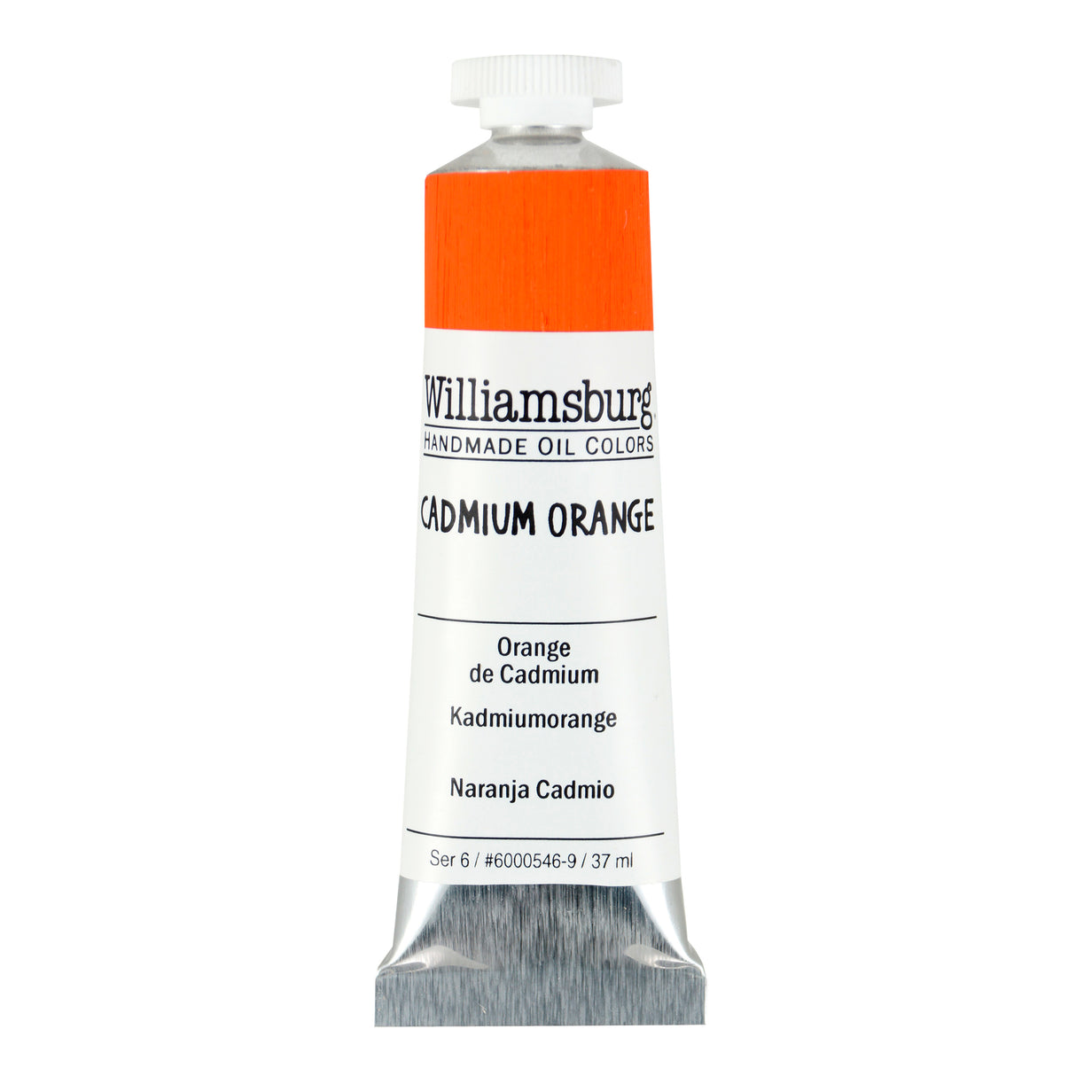 Williamsburg Artist Oil Color, 37ml Tube, Cadmium Orange