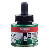Amsterdam Acrylic Ink, 30ml, Permanent Green Deep