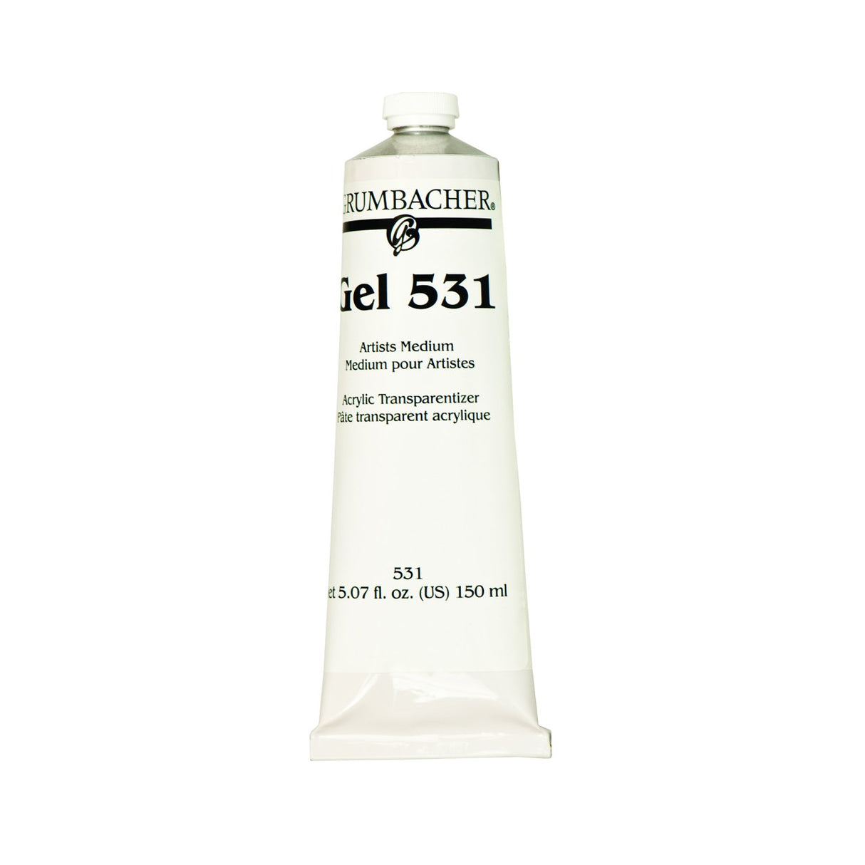 Grumbacher 531 Acrylic Transparentizer Gel, 150ml
