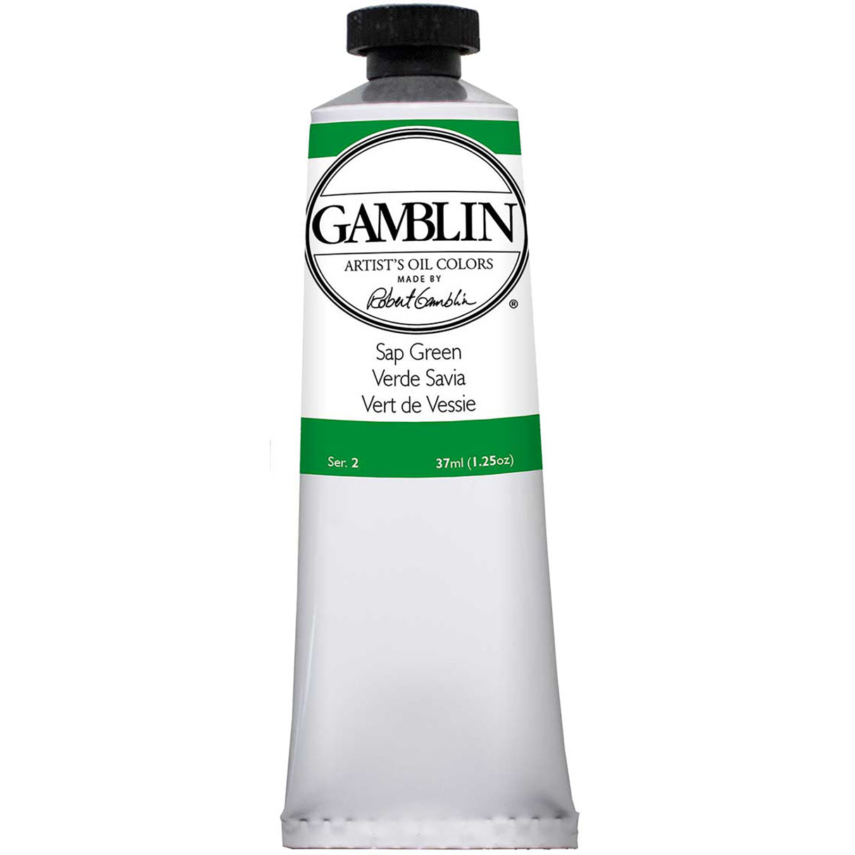 Gamblin Artist Grade Oil Color, 37ml, Sap Green