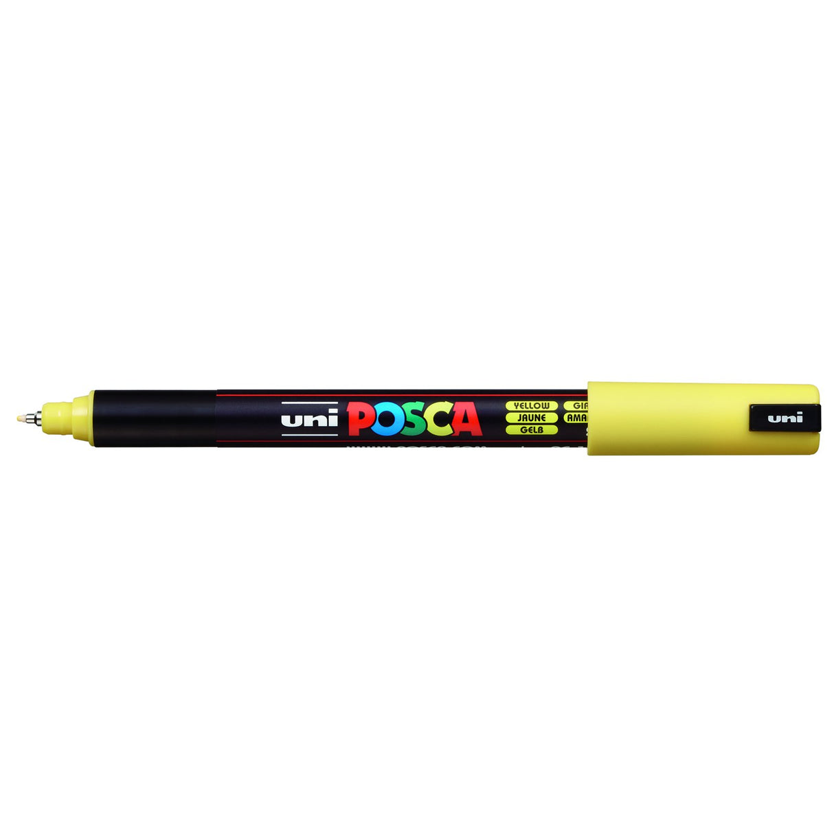 POSCA Paint Pen, PC-1MR Ultra-Fine Tip, Yellow