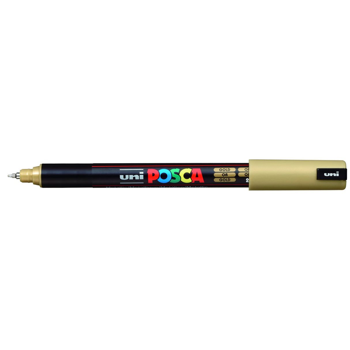 POSCA Paint Pen, PC-1MR Ultra-Fine Tip, Gold