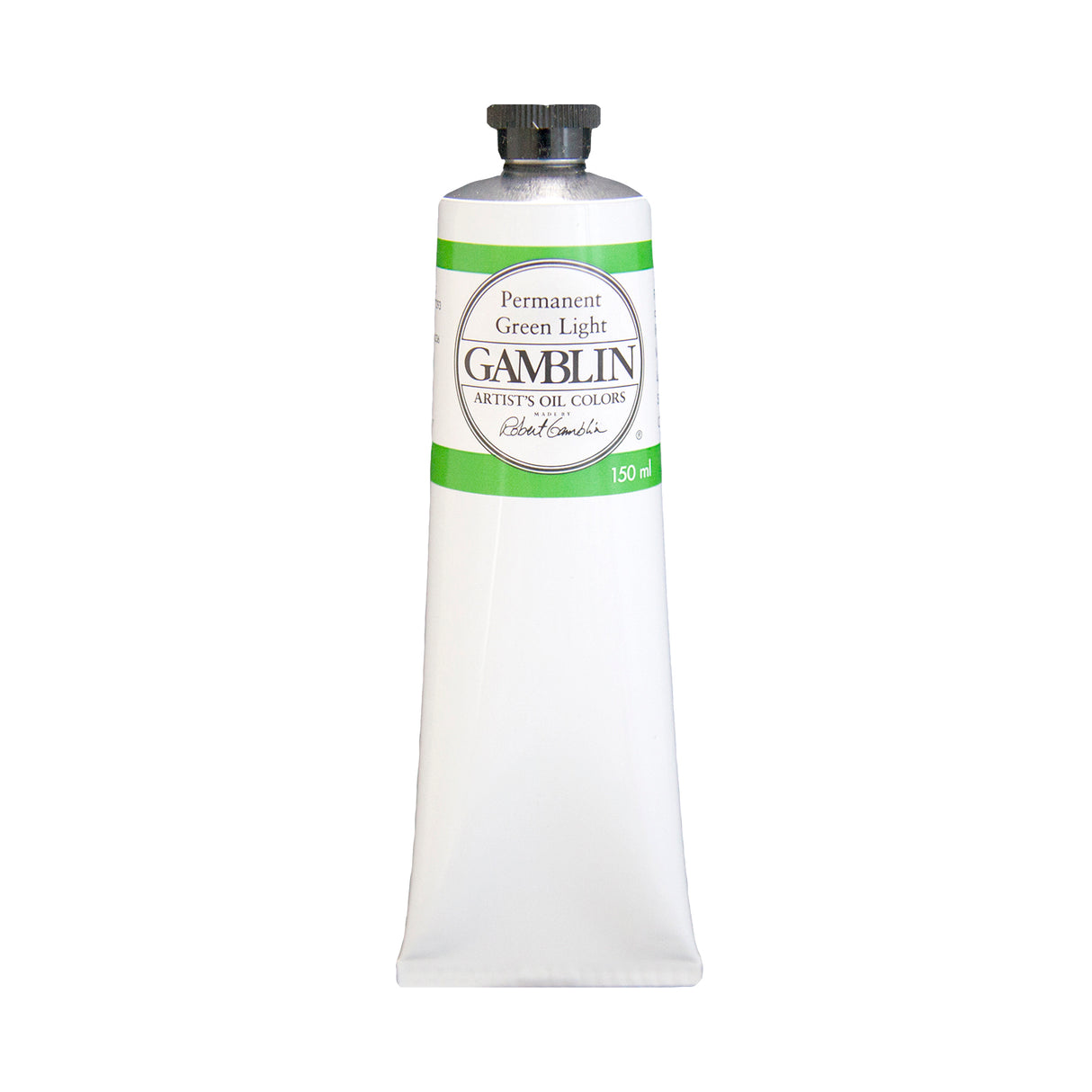 Gamblin Artist Grade Oil Color, 150ml, Permanent Green Light