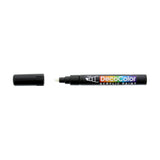 Uchida DecoColor Acrylic Paint Marker, Chisel, Black