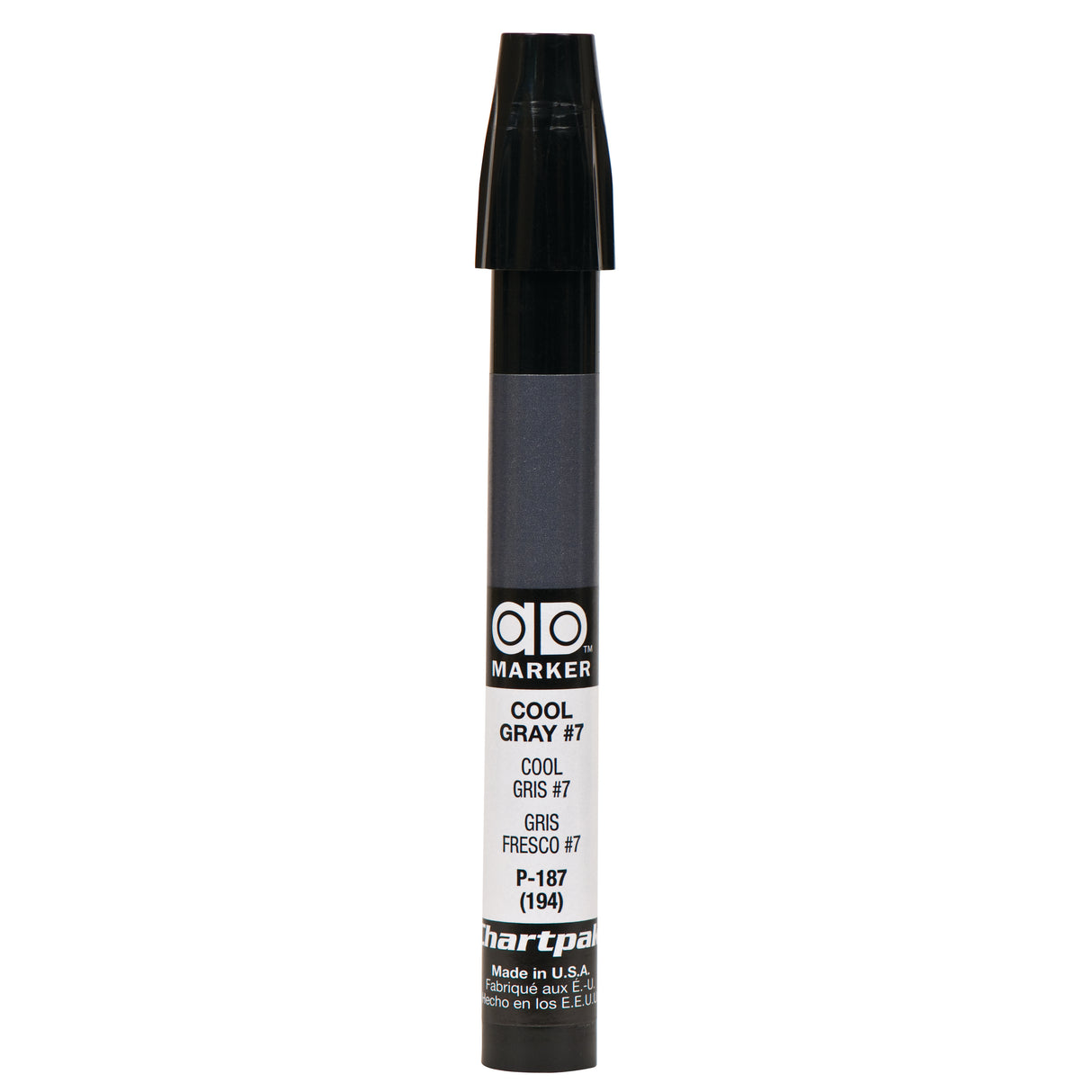 Chartpak Ad Marker, Cool Gray 7