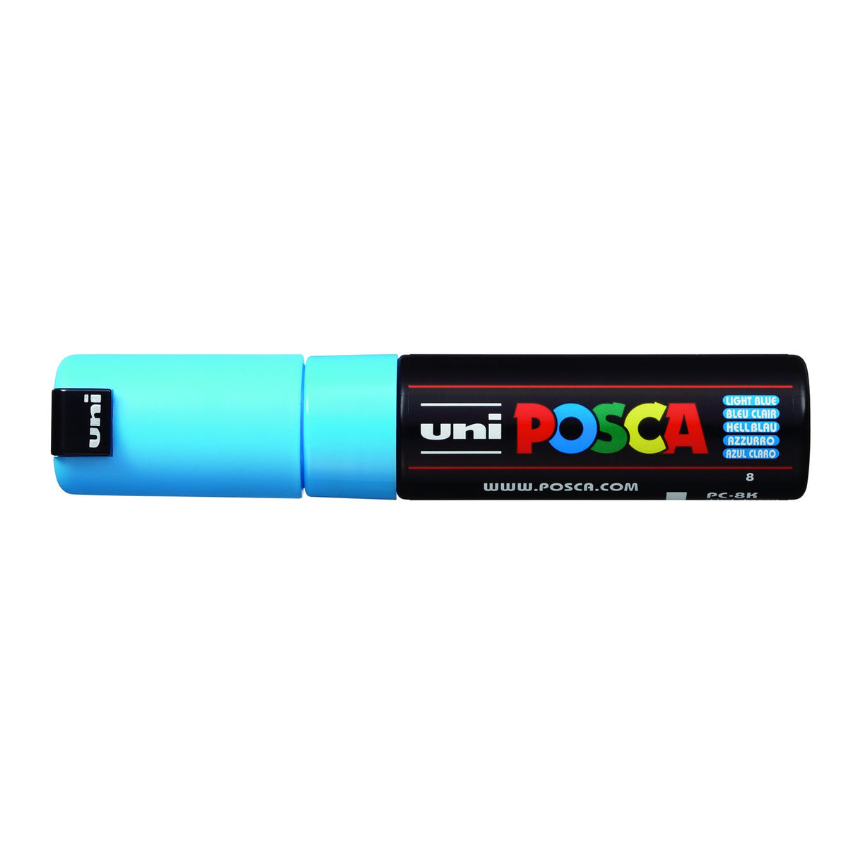 POSCA Paint Marker, PC-8K Broad Chisel, Light Blue