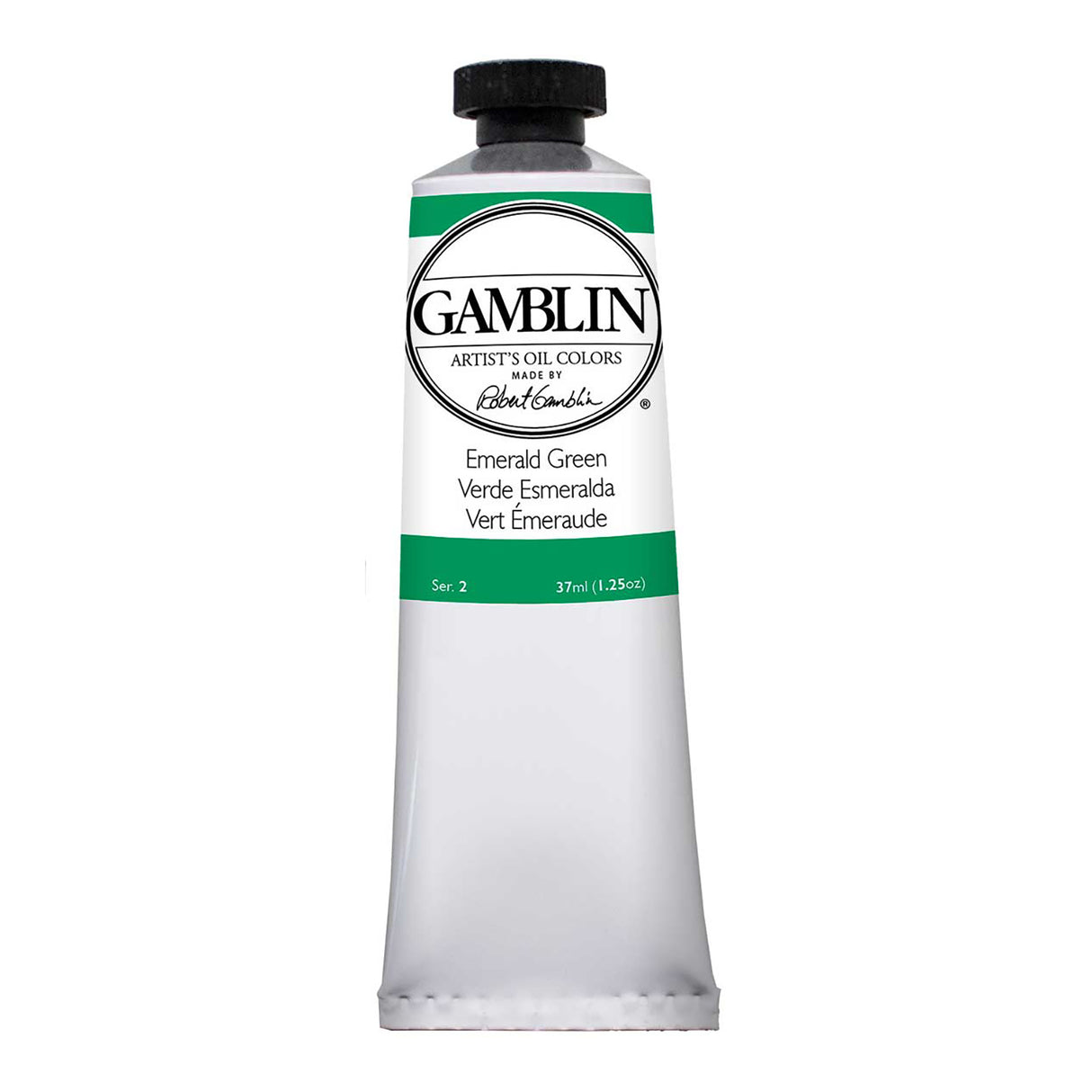 Gamblin Artist Grade Oil Color, 37ml, Emerald Green