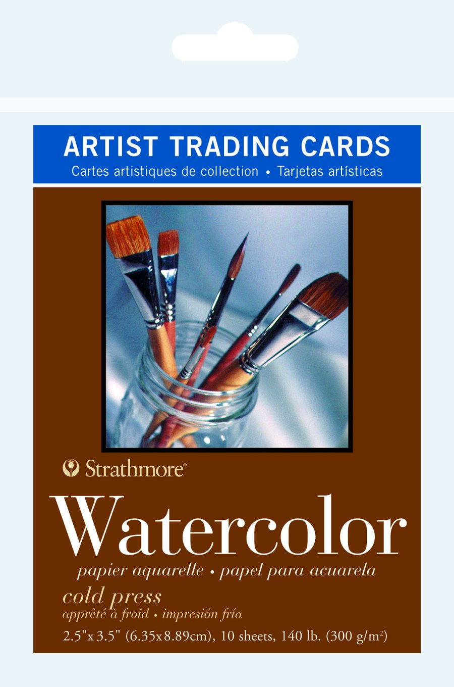 Strathmore Artist Trading Card Pack, Watercolor Paper, 10 Sheets