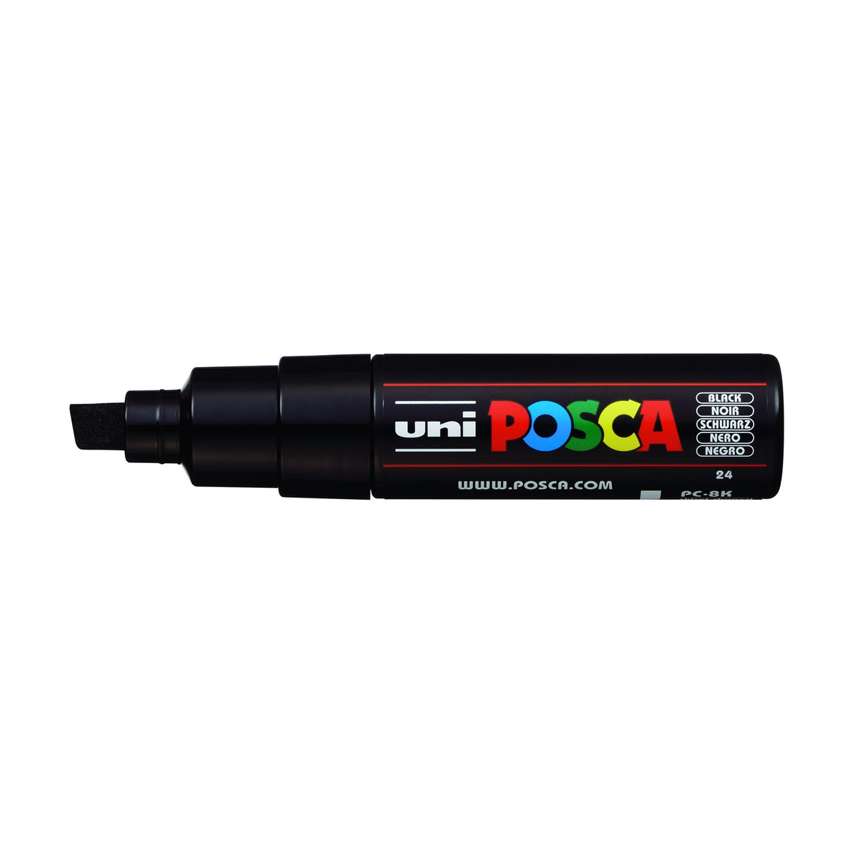 POSCA Paint Marker, PC-8K Broad Chisel, Black