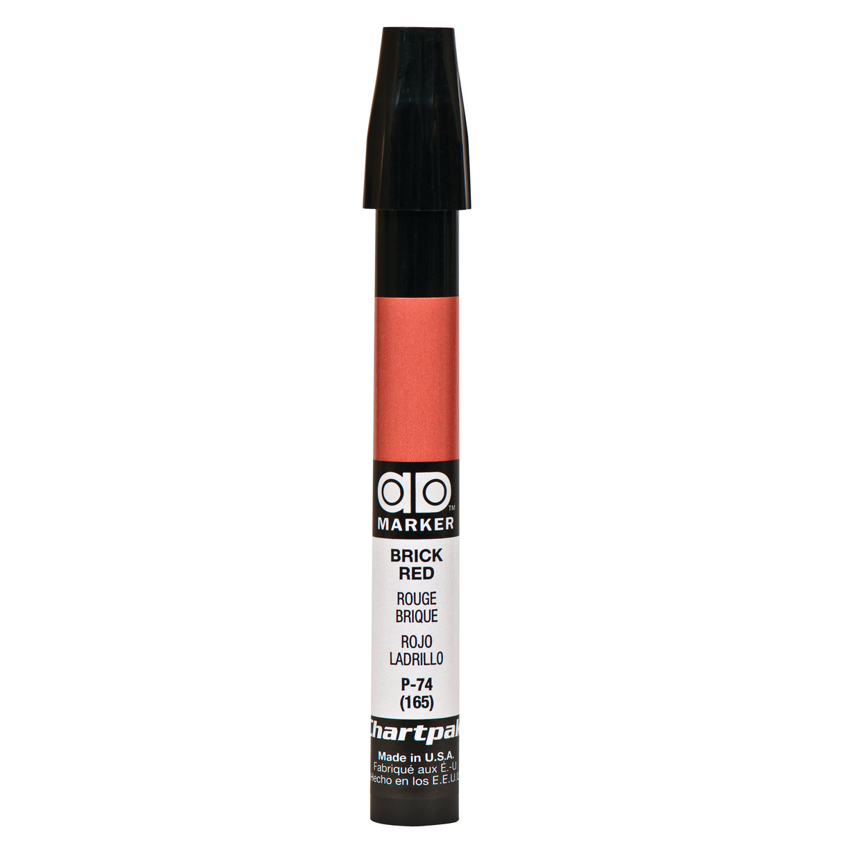 Chartpak Ad Marker, Brick Red