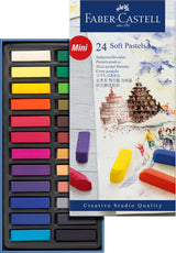 Faber-Castell Creative Studio Soft Pastel Set, 24-Colors