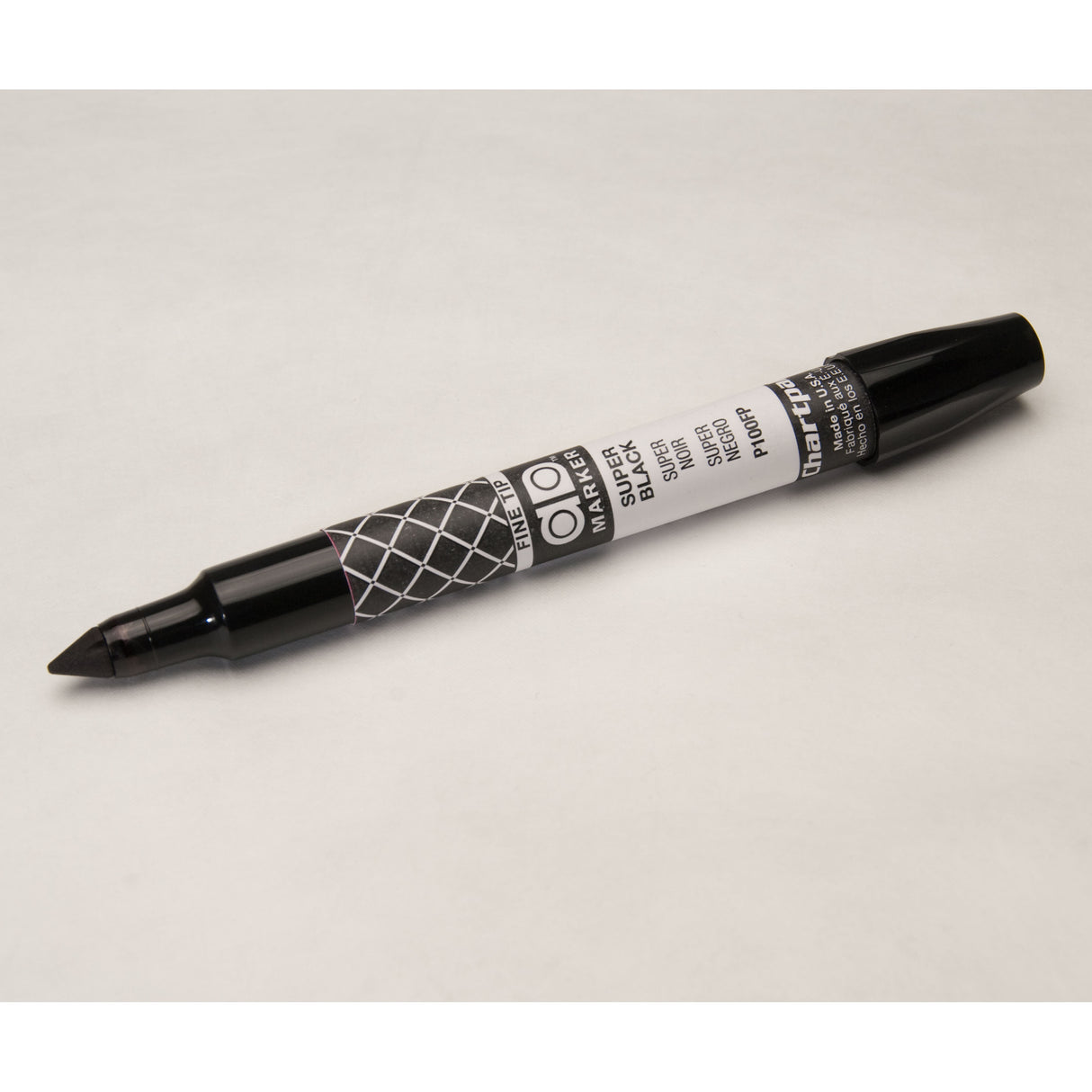 Chartpak Fine-Tip Ad Marker, Super Black