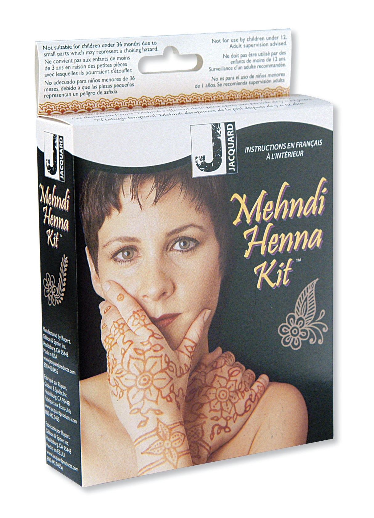 Jacquard Temporary Tatto Kit, Mehndi Henna