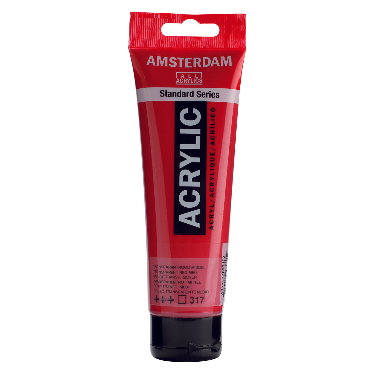 Amsterdam Standard Series Acrylic Paint, 120ml, Transparent Red Medium