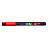 POSCA Paint Pen, PC-1MR Ultra-Fine Tip, Red