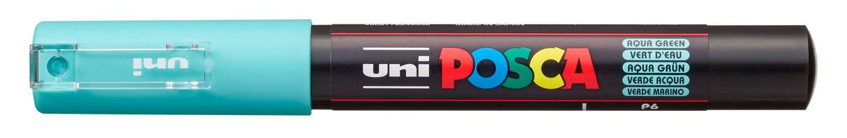 POSCA Paint Marker, PC-1M, Extra-Fine Bullet, Aqua Green