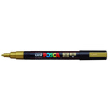 POSCA Paint Marker, PC-3M Fine Bullet, Gold