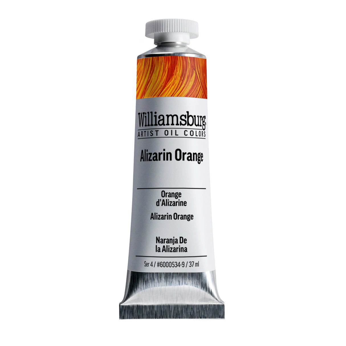 Williamsburg Artist Oil Color, 37ml Tube, Alizarin Orange