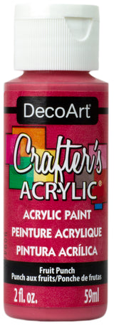 DecoArt Crafter's Acrylic Paint, 2 oz., Fruit Punch