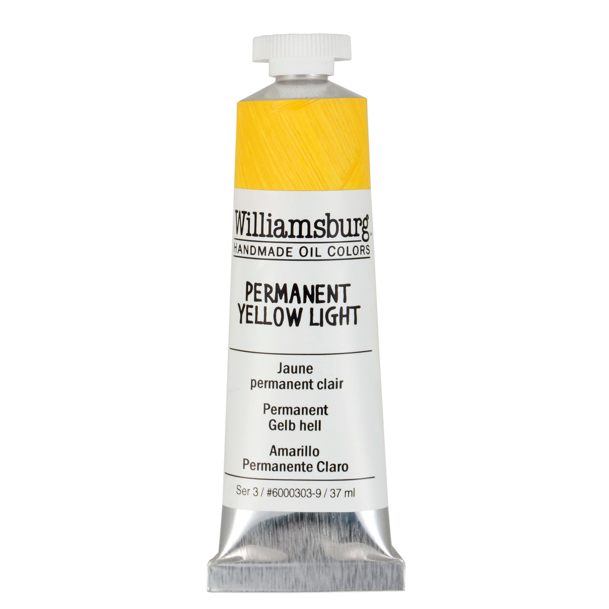 Williamsburg Artist Oil Color, 37ml Tube, Permanent Yellow Light