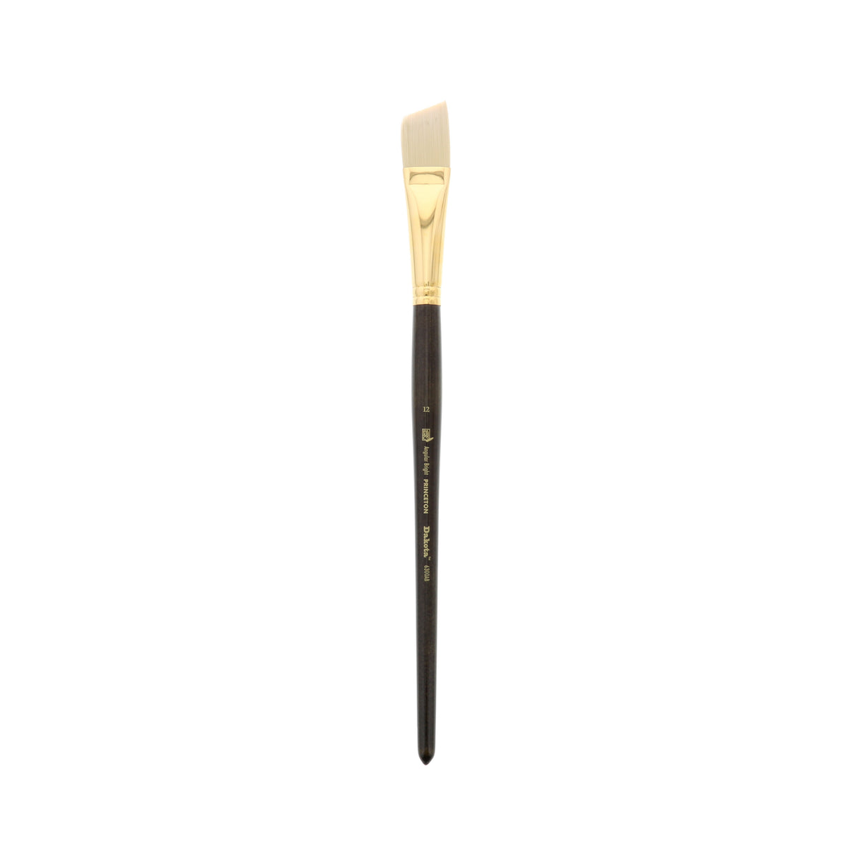 Princeton Brush Dakota Synthetic Hog Bristle Oil & Acrylic Brush, Angular Bright, 12