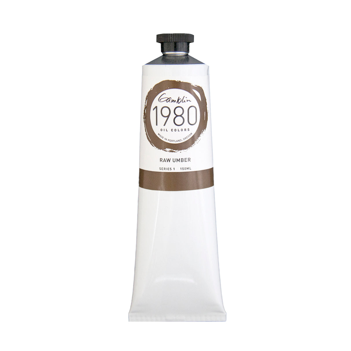 Gamblin 1980 Oil Color, 150ml, Raw Umber