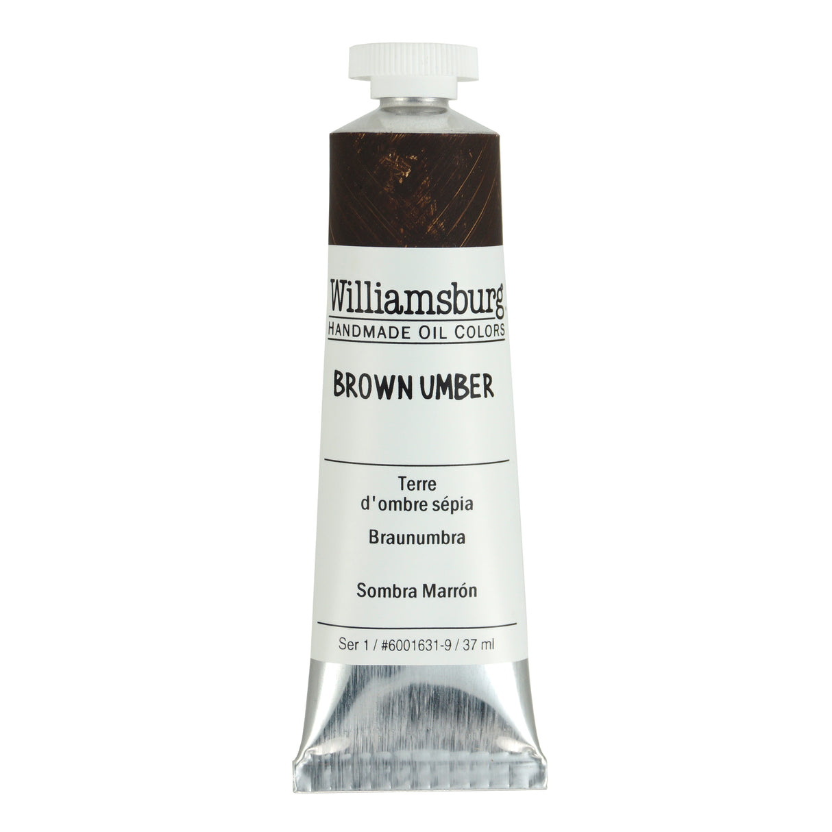 Williamsburg Artist Oil Color, 37ml Tube, Brown Umber
