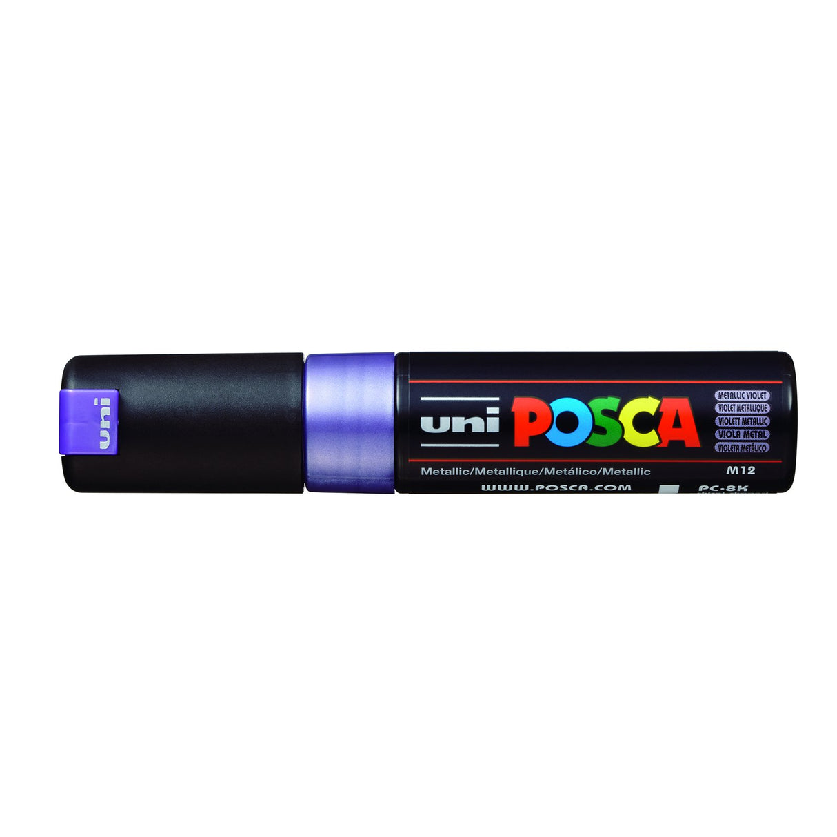 POSCA Paint Marker, PC-8K Broad Chisel, Metallic Violet