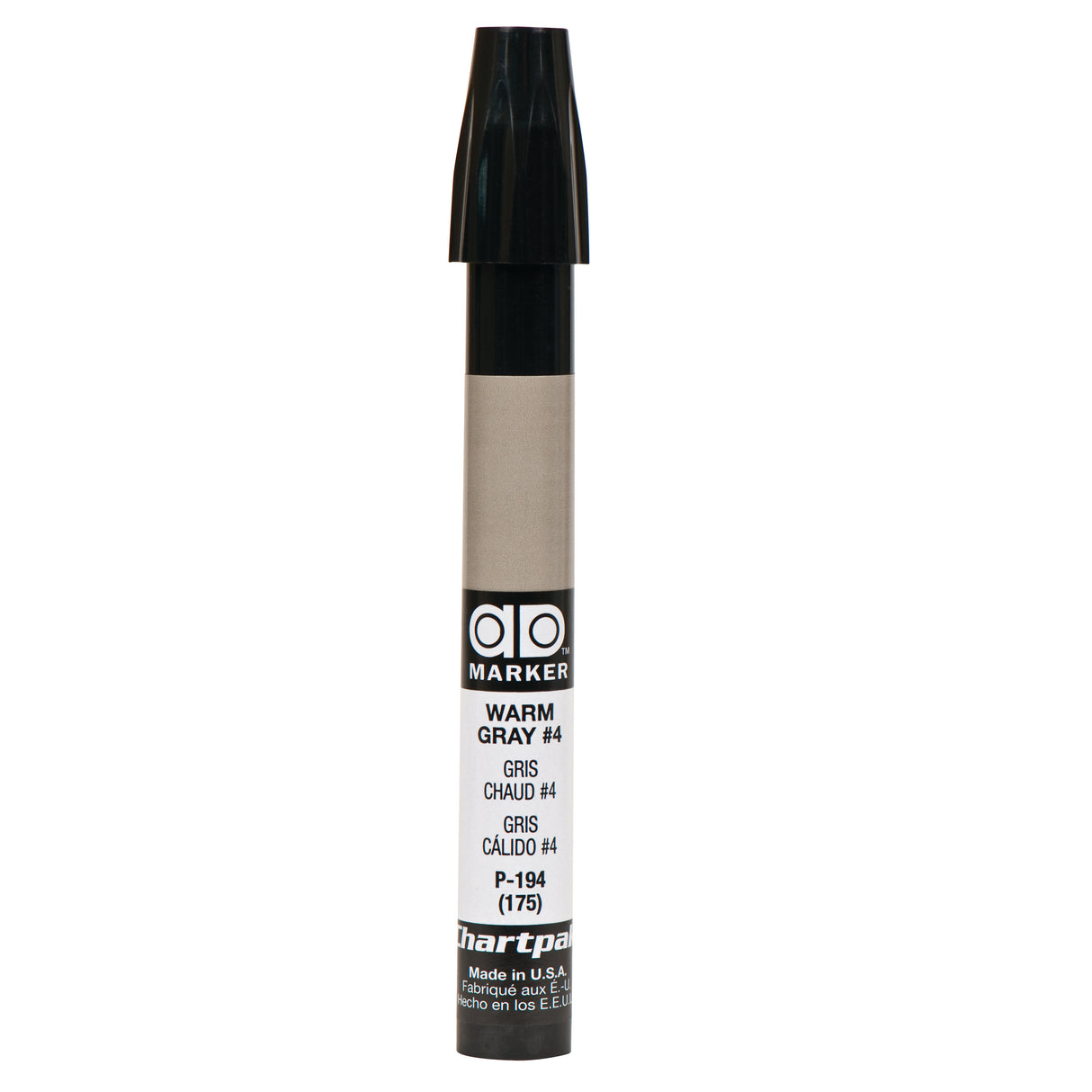 Chartpak Ad Marker, Warm Gray 4
