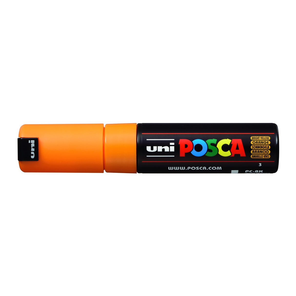 POSCA Paint Marker, PC-8K Broad Chisel, Bright Yellow